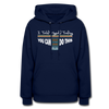 XZAKA Women "You Can Do This" Motivational Hoodie - W1444 - navy