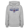 XZAKA Women "Stay Strong" Motivational Hoodie - W1447 - heather gray