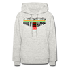 XZAKA Women "Make it Happen" Motivational Hoodie - W1445 - heather oatmeal