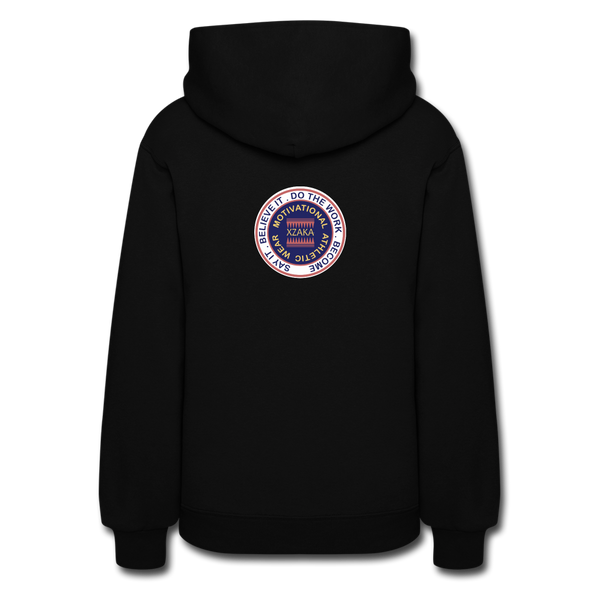 XZAKA Women "Stay Strong" Motivational Hoodie - W1448 - black