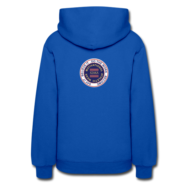 XZAKA Women "Stay Strong" Motivational Hoodie - W1448 - royal blue