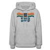 XZAKA Women "Keep Going" Motivational Hoodie - W1450 - heather gray