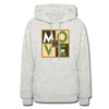 XZAKA Women "Move It" Motivational Hoodie - W1453 - heather oatmeal