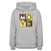 XZAKA Women "Move It" Motivational Hoodie - W1453 - heather gray