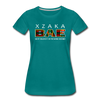 XZAKA - Women "BAE" Motivational T-Shirt - W2278-2 - teal