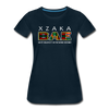 XZAKA - Women "BAE" Motivational T-Shirt - W2278-2 - deep navy