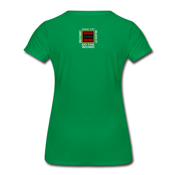 XZAKA - Women "BAE" Motivational T-Shirt - W2278-2 - kelly green