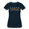 XZAKA - Women "YOLO" Motivational T-Shirt - W2279-2 - deep navy