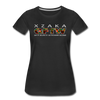 XZAKA - Women "GFTW" Motivational T-Shirt - W2280-2 - black