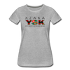 XZAKA - Women "YSK" Motivational T-Shirt - W2277 - heather gray