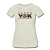 XZAKA - Women "YSK" Motivational T-Shirt - W2277 - heather oatmeal