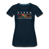 XZAKA - Women "YSK" Motivational T-Shirt - W2277-2 - deep navy