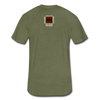 XZAKA - Men "YOLO" Motivational T-Shirt - W2269-2 - heather military green