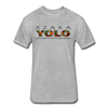 XZAKA - Men "YOLO" Motivational T-Shirt - W2269 - heather gray