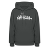 XZAKA Women "GETITDONE-r" Motivational Hoodie - W1455 - asphalt