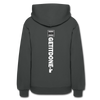 XZAKA Women "GETITDONE-r" Motivational Hoodie - W1455 - asphalt