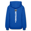 XZAKA Women "GETITDONE-r" Motivational Hoodie - W1455 - royal blue