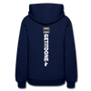 XZAKA Women "GETITDONE-r" Motivational Hoodie - W1455 - navy