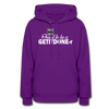 XZAKA Women "GETITDONE-r" Motivational Hoodie - W1455 - purple