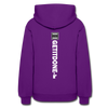 XZAKA Women "GETITDONE-r" Motivational Hoodie - W1455 - purple