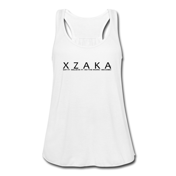 XZAKA Women "Love2Run" Motivational Tank Top - W5154 - white