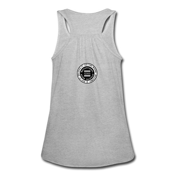 XZAKA Women "Love2Run" Motivational Tank Top - W5154 - heather gray