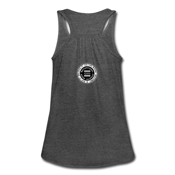 XZAKA Women "Say It" Motivational Tank Top - W5151 - deep heather