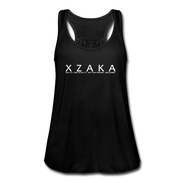 XZAKA Women "Say It" Motivational Tank Top - W5151 - black