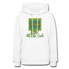 XZAKA Women "Rest at the End" Motivational Hoodie - W1457 - white