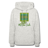 XZAKA Women "Rest at the End" Motivational Hoodie - W1457 - heather oatmeal