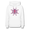 XZAKA Women Graphic Motivational Hoodie - W1458 - white