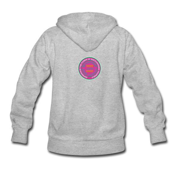 XZAKA Women Graphic Motivational Hoodie - W1458 - heather gray