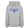 XZAKA Women "Have Faith" Motivational Hoodie - W1460 - heather gray