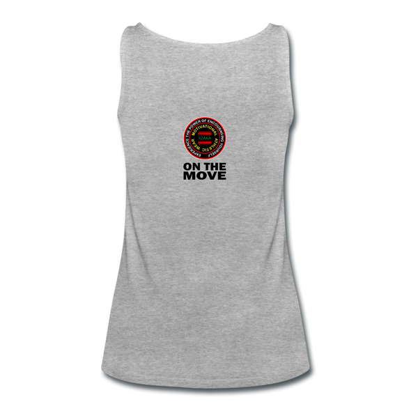 XZAKA Women "YOLO" Motivational Tank Top - W5158 - heather gray