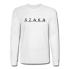 XZAKA - Men "Say It" Motivational Long Sleeve T-Shirt - M1445 - white