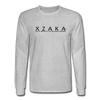 XZAKA - Men "Say It" Motivational Long Sleeve T-Shirt - M1445 - heather gray